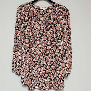 Elegant Floral Women's Blouse